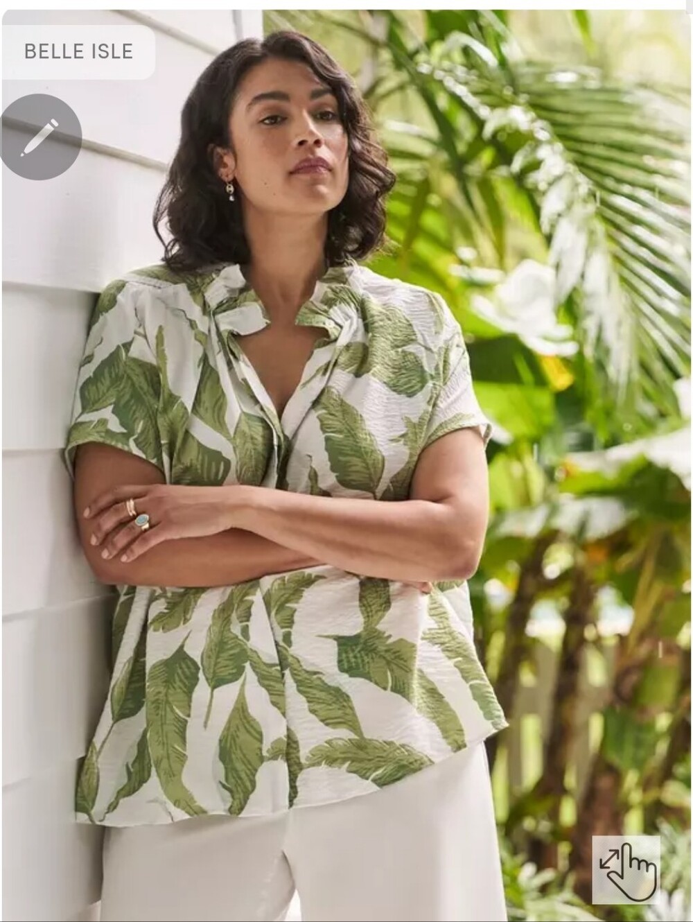 Torrid 1x Belle Isle Popover Blouse